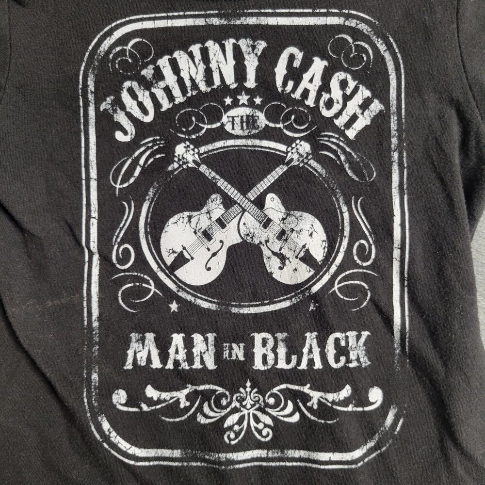 Johnny Cash Shirt Baby Boy Size 4t Black Comfort Stretch‎ Graphic Tee